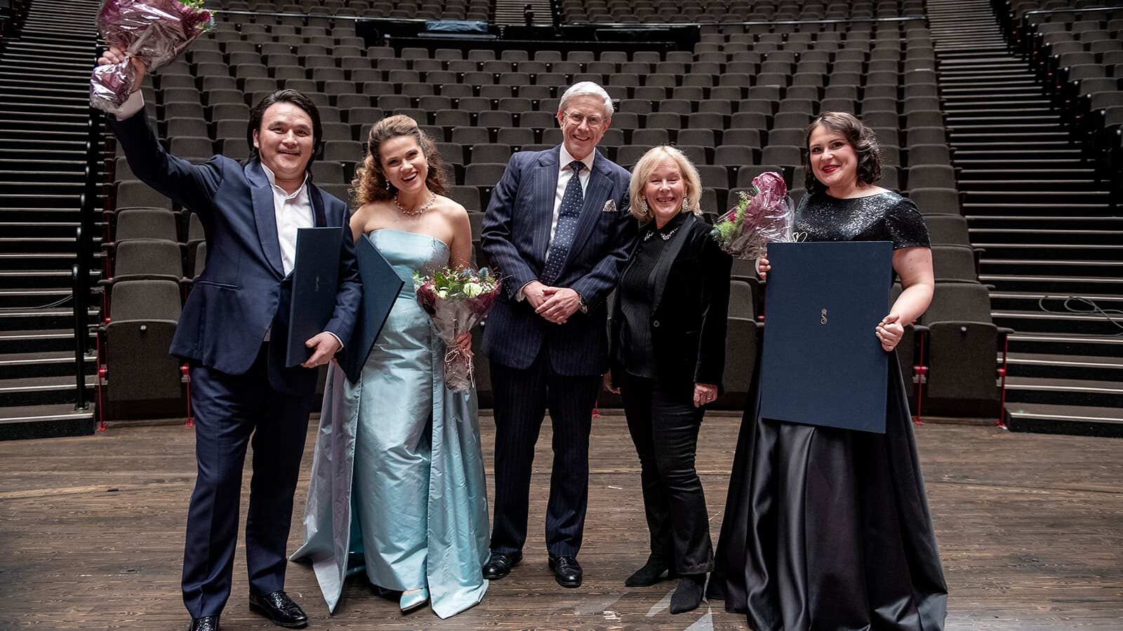 Vinnere av Dronning Sonjas sangkonkurranse 2021. Foto Helge Skodvin.